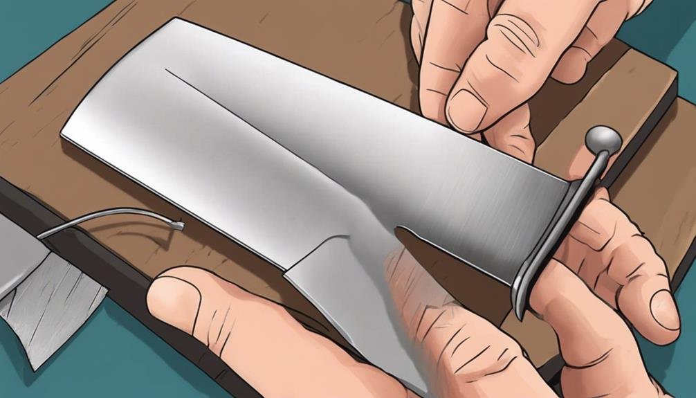 sharpening stainless steel knives