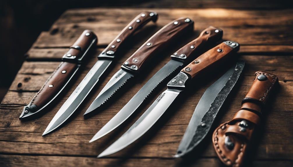 horizontal carry knife options
