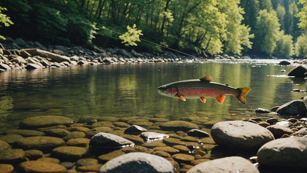 observing and studying trout