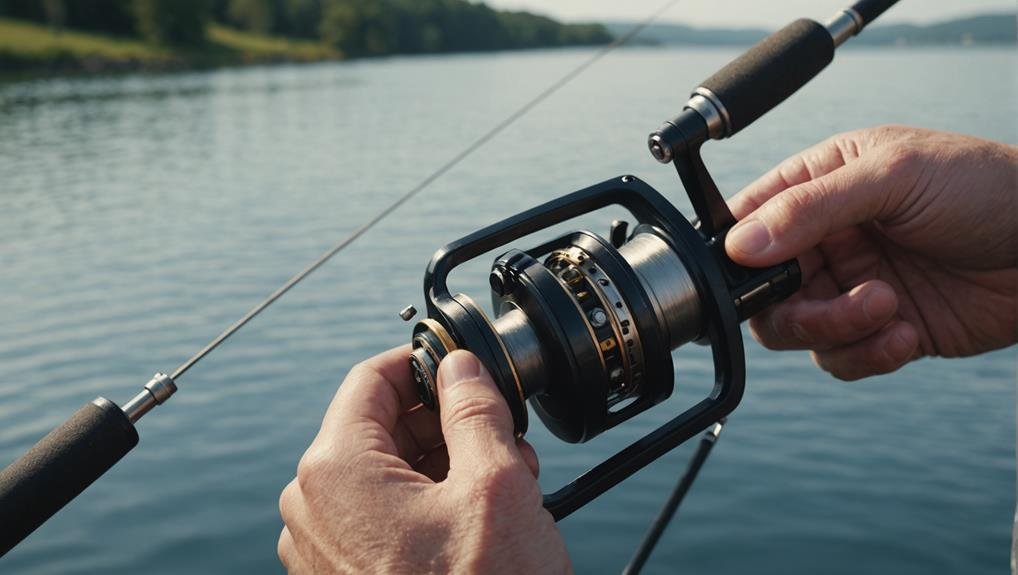 spinning reel spooling technique