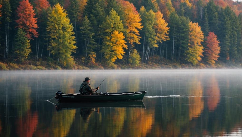 chasing muskellunge in lakes