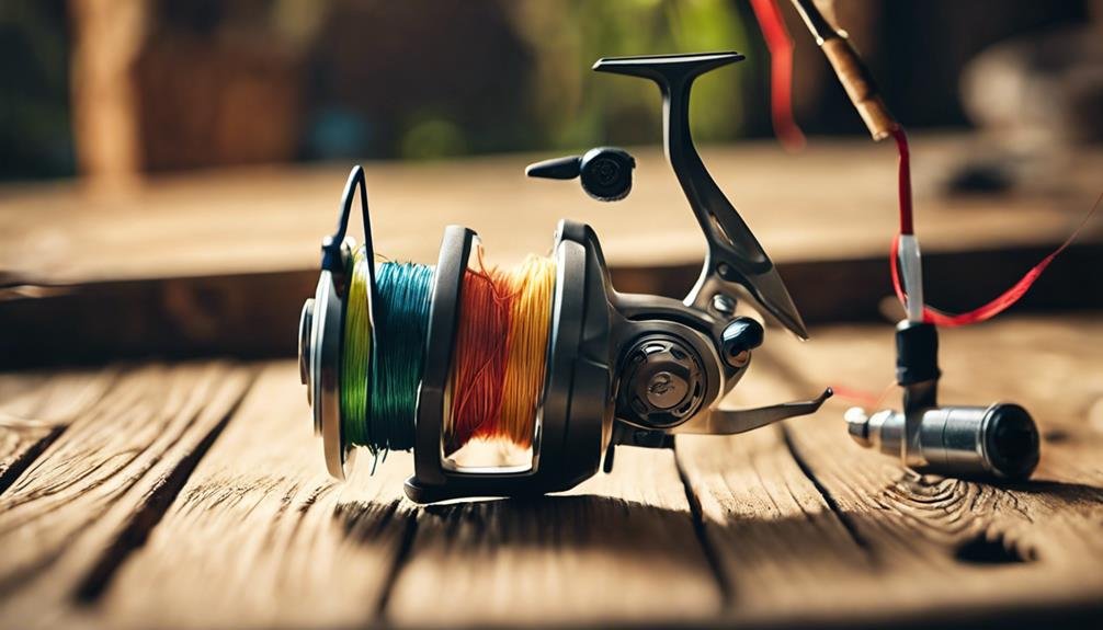 spooling fishing line smoothly